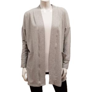 BtC-2012 Gilmour Bamboo French Terry Cardigan - Light Grey
