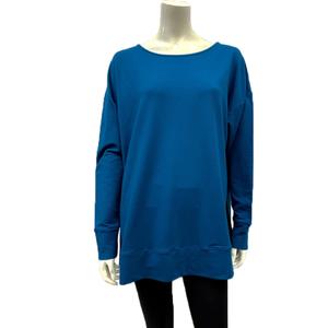 BtT-1067 Gilmour Bamboo French Terry Banded Tunic - Moroccan
