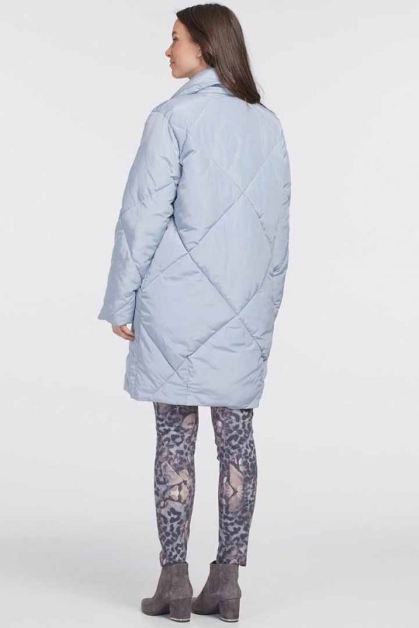 Tribal Quilted Puffer 4707O - Icy Blue